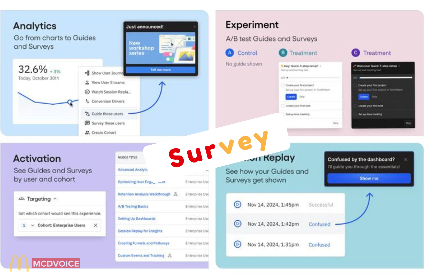 Amplitude Guides and Surveys - How Surveys Work