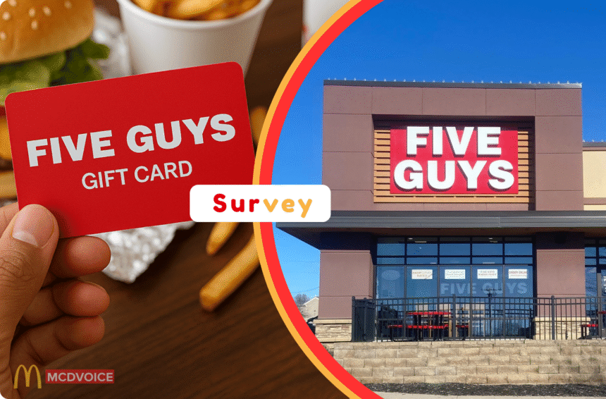 FiveGuys Survey Share Your Feedback and Earn a Free Gift Card
