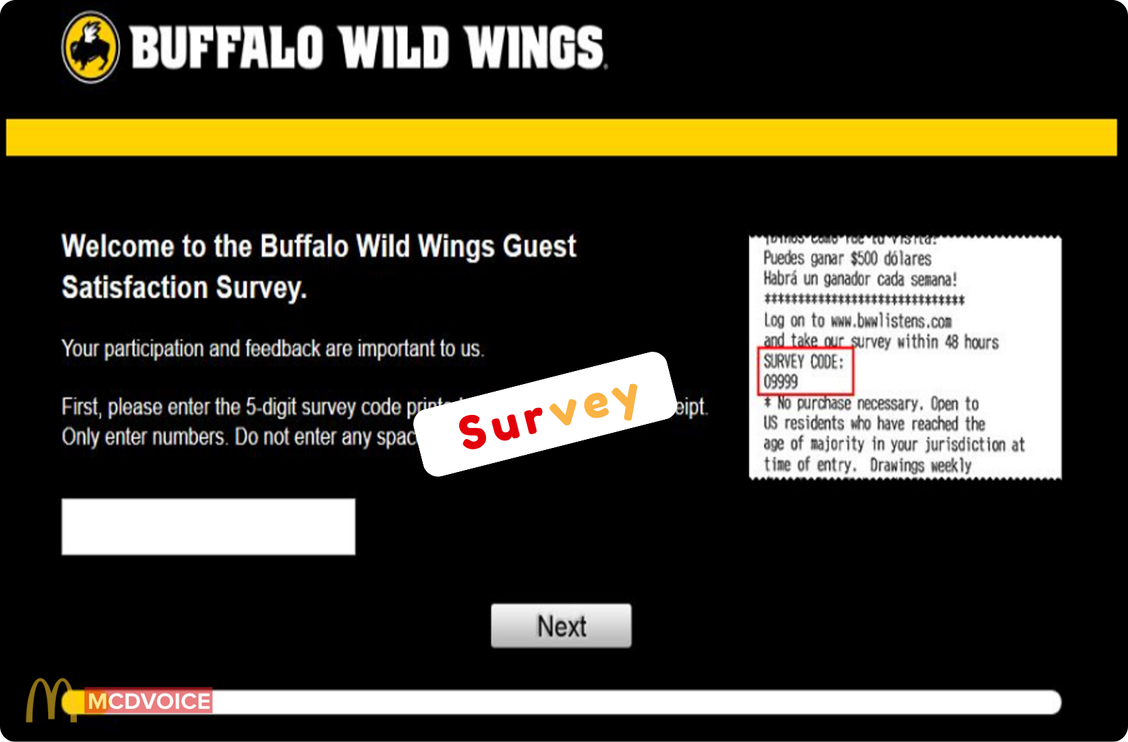 BWW Survey - How to take the BWW Survey