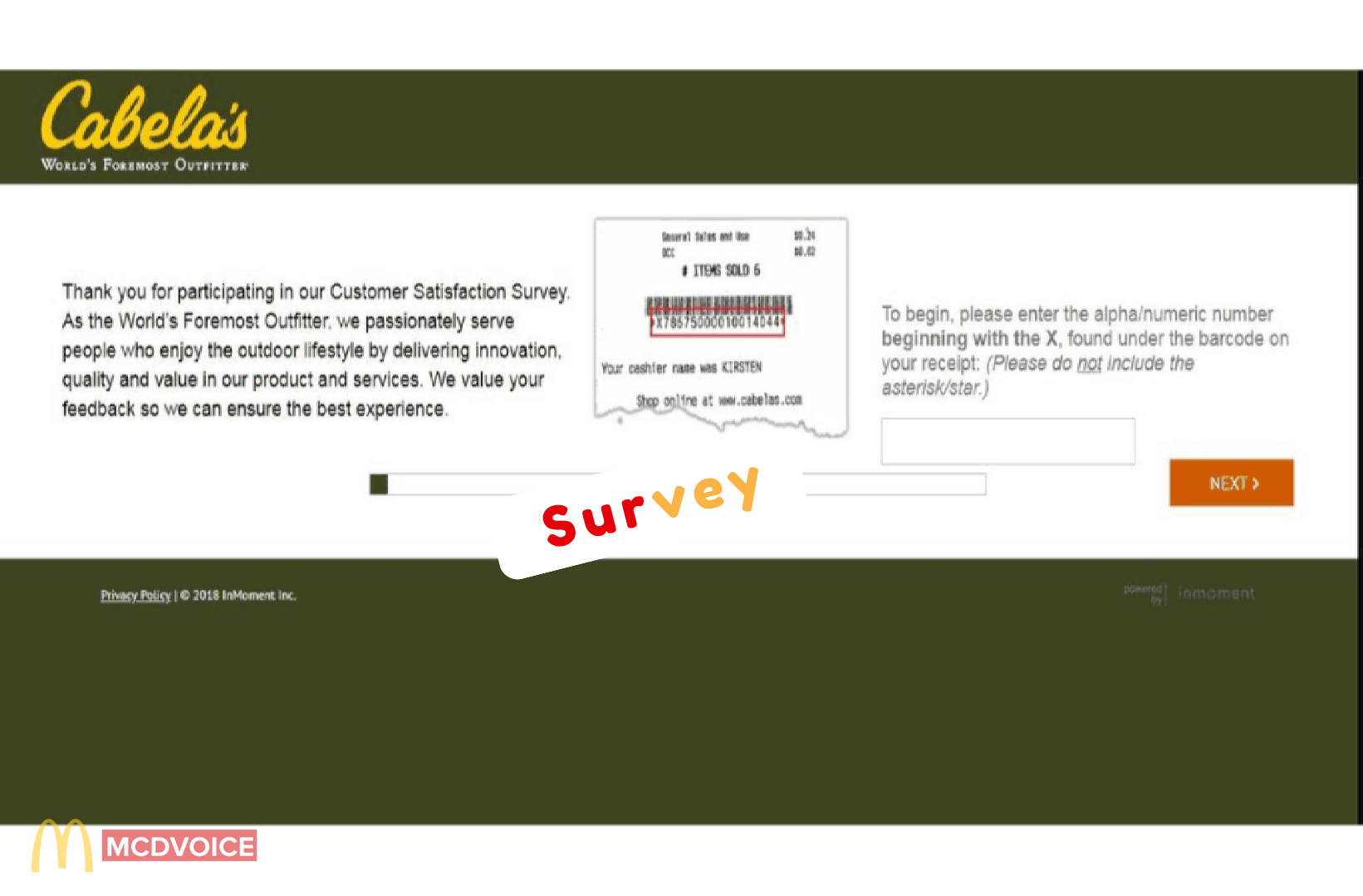 Cabela&rsquo;s Survey - Steps to Participate in the Cabela&rsquo;s Survey
