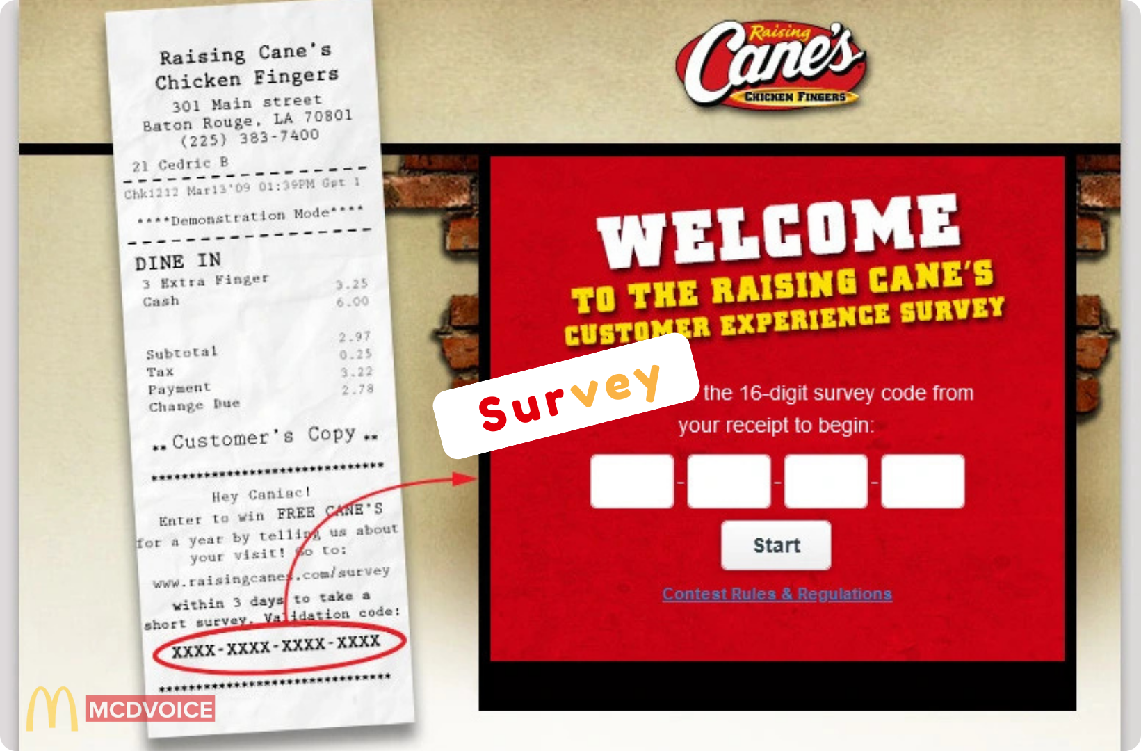Canes Survey - How to Participate in the Canes Survey