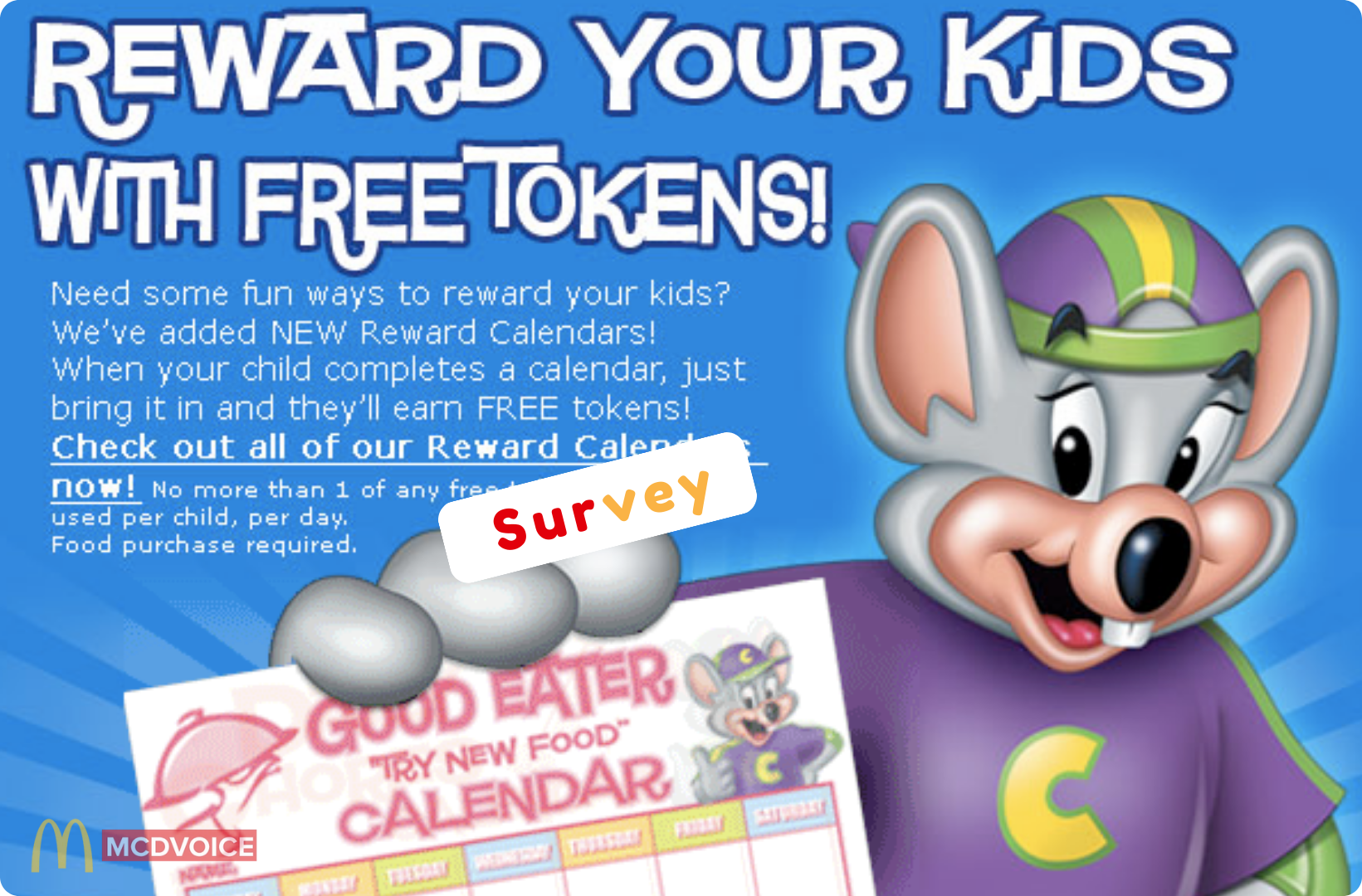 Chuck E. Cheese Survey - Why Chuck E. Cheese Offers Free Rewards