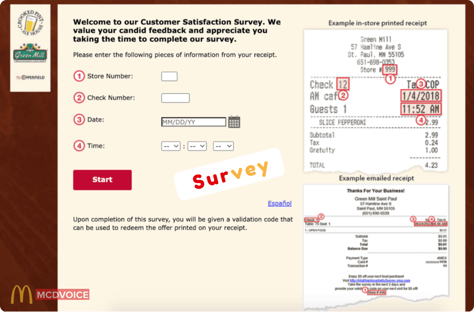 Hightop Hospitality Survey - Steps to Take the Hightop Hospitality Survey