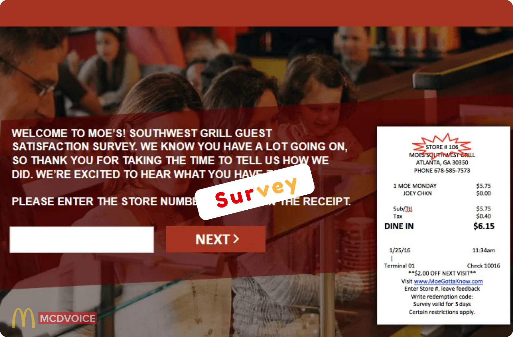 Moes survey - How the Moes Survey Works