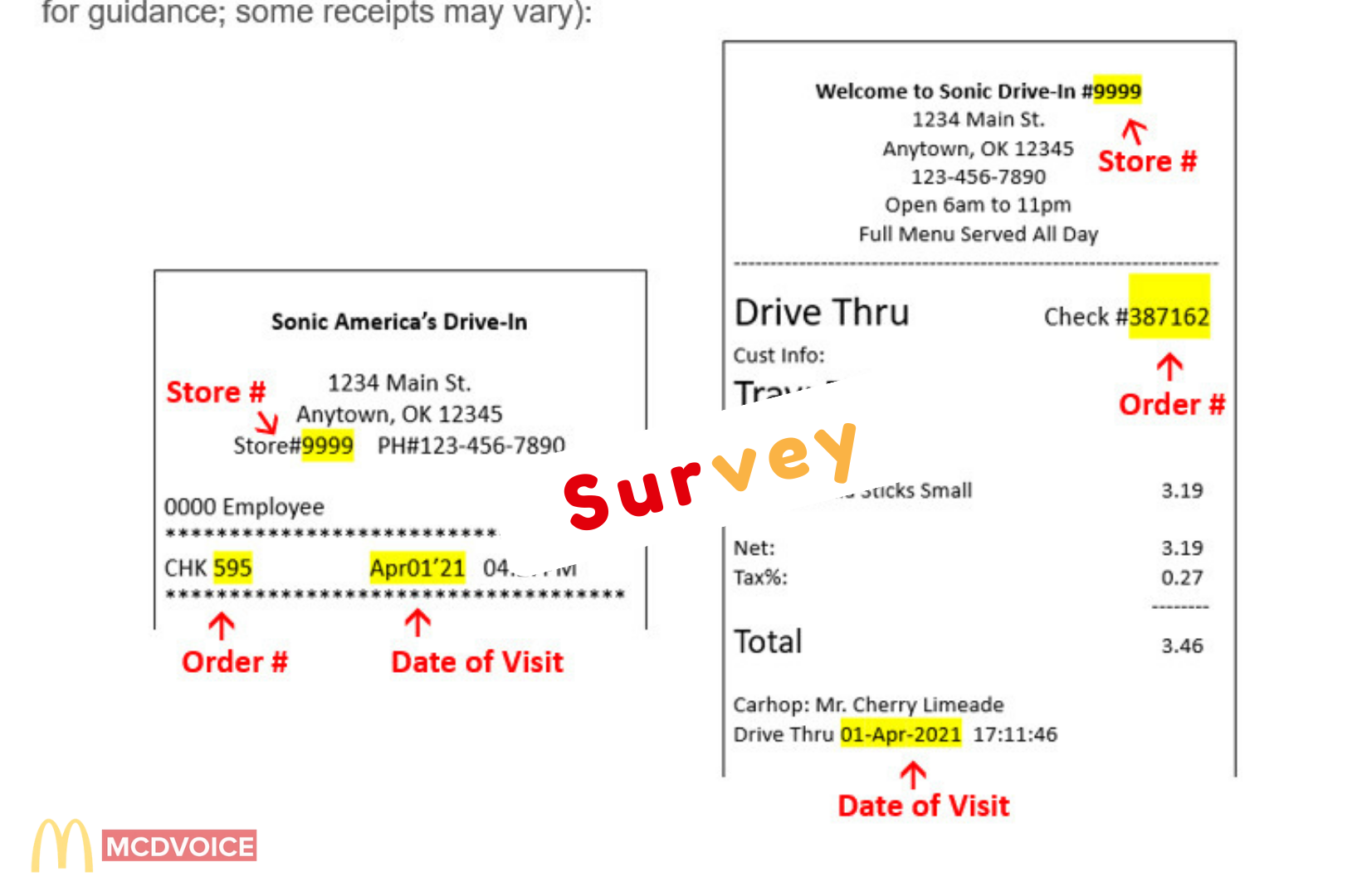 SonicDriveIn Feedback - How to Participate in the Feedback Survey