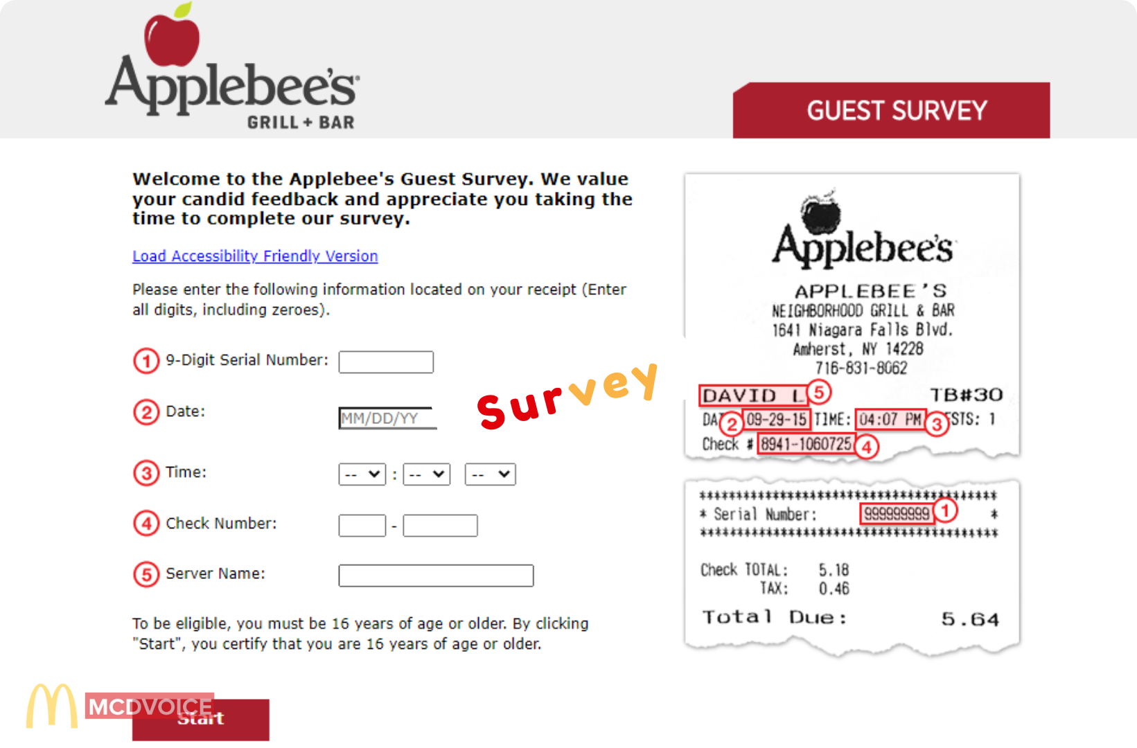 TalkToApplebees - How the TalkToApplebees Survey Works