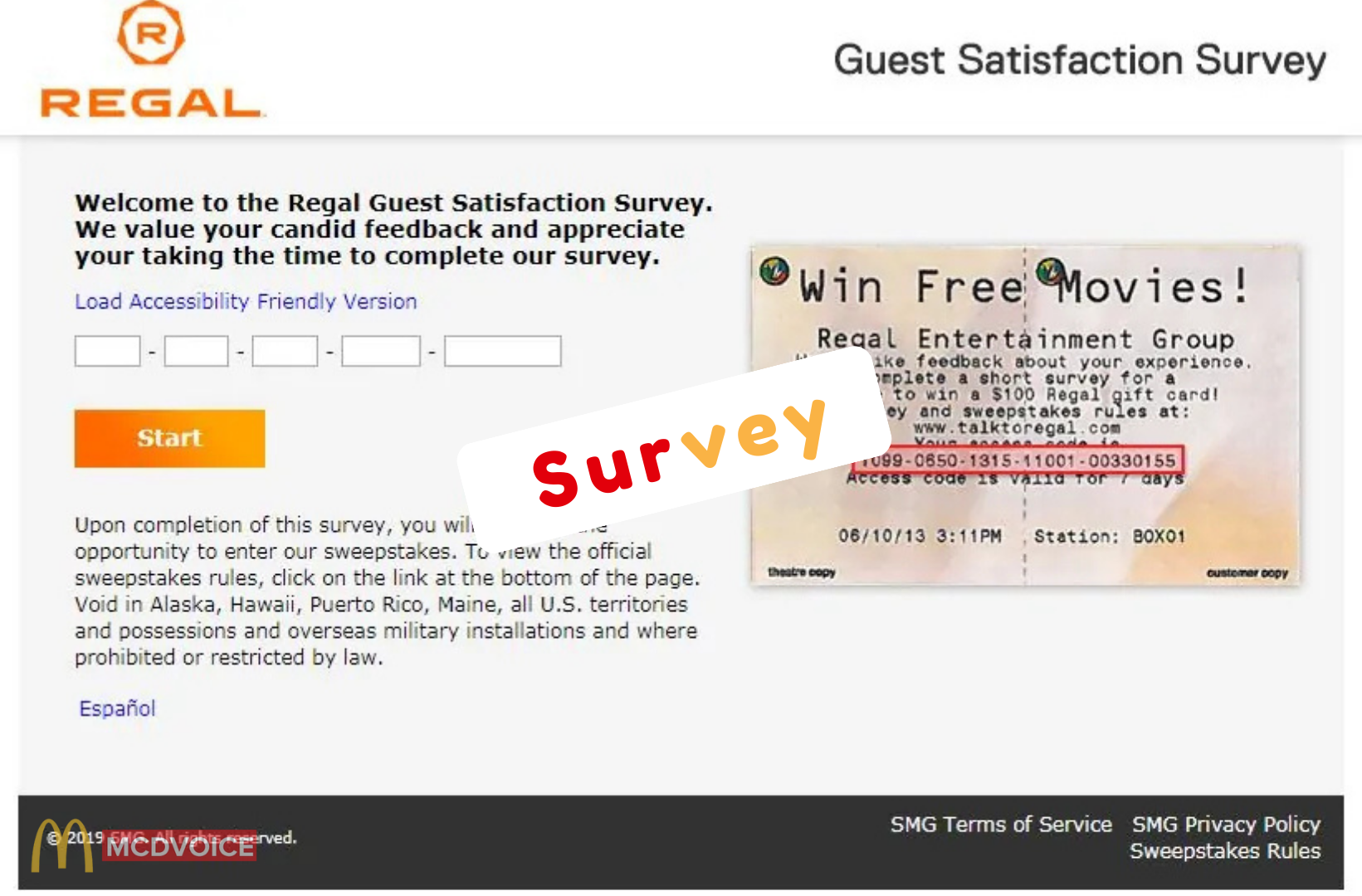 TalkToRegal - How to Take the TalkToRegal Survey
