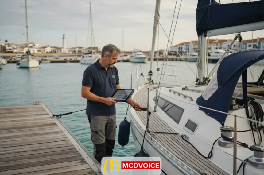 Boat survey for insurance inspection process