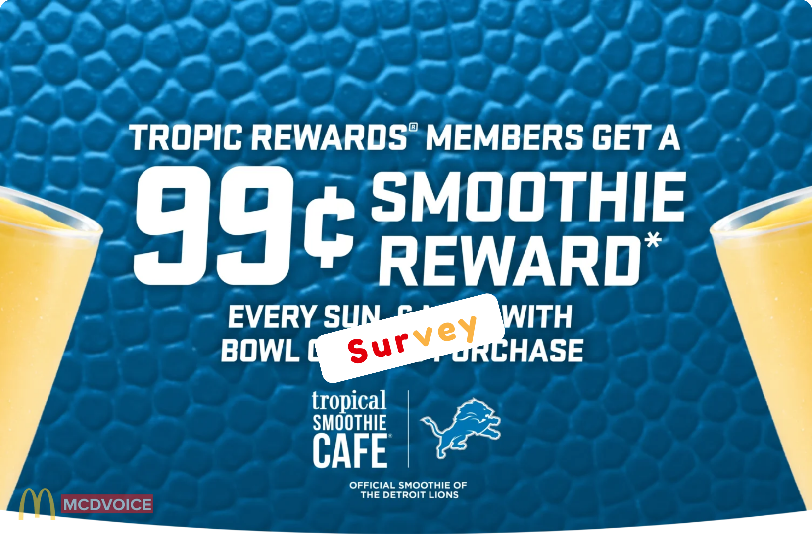 tropical smoothie cafe survey- What Rewards Can You Get