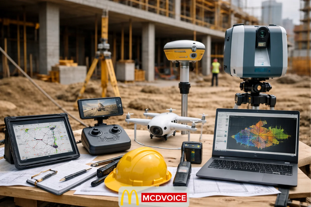 Technology and equipment for as built survey