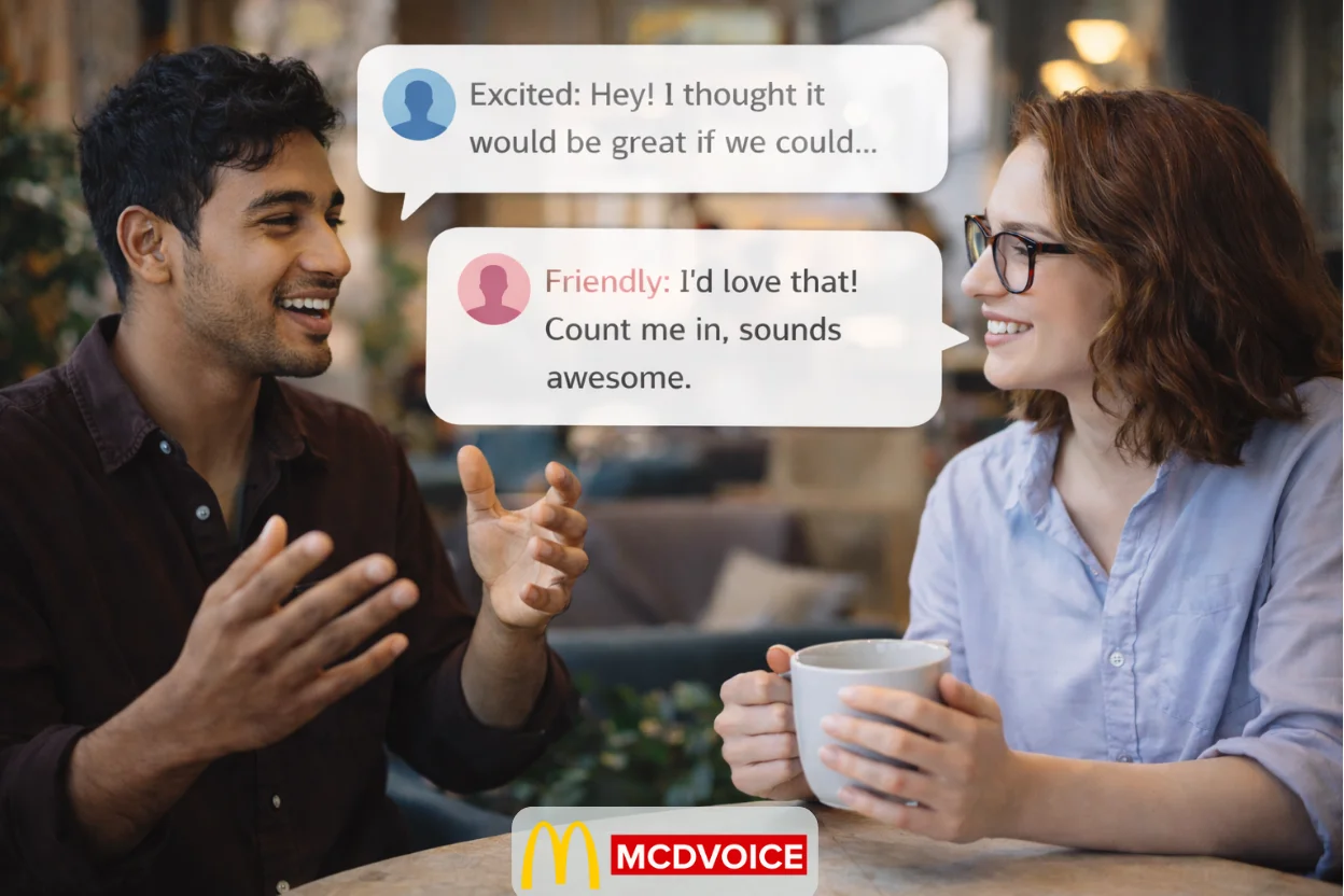 Tone and human language in conversations